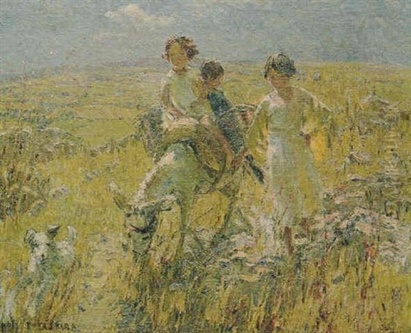 The Donkey Ride Oil Painting by Dorothea Sharp