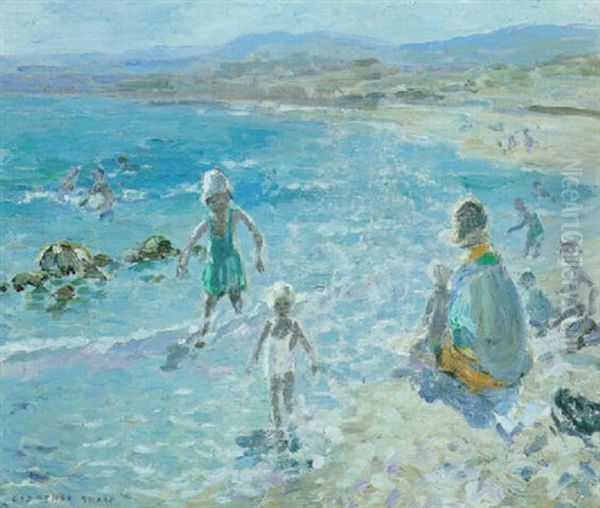 Sunny Days At St. Ives Oil Painting by Dorothea Sharp