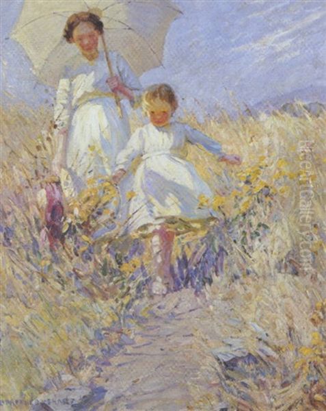 A Morning Stroll Oil Painting by Dorothea Sharp