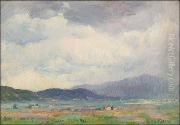 Summer Showers, Taos Valley Oil Painting by Joseph Henry Sharp