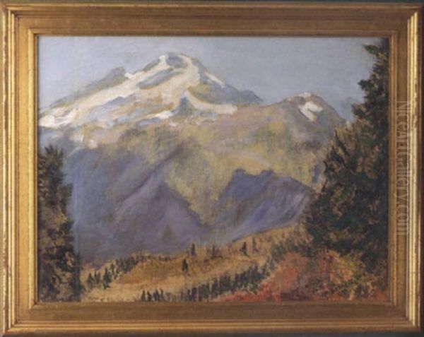 Zion Valley South Utah Oil Painting by Joseph Henry Sharp