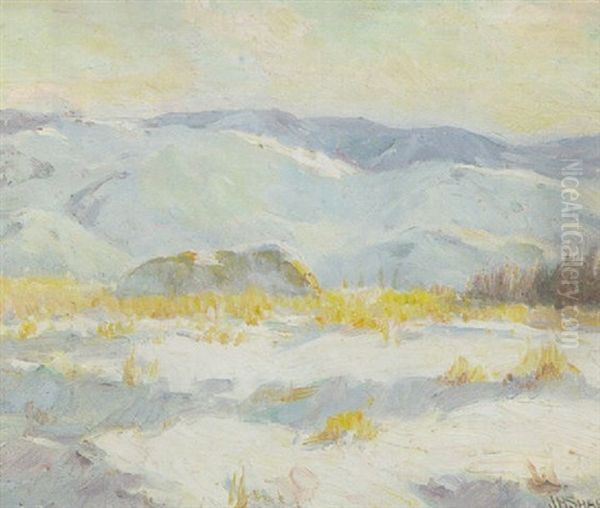 Big Horn Mountains Oil Painting by Joseph Henry Sharp