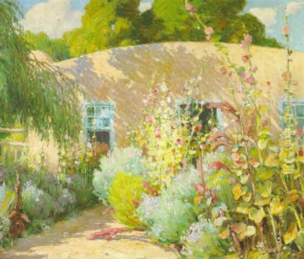 The Artist's Studio, Taos, New Mexico Oil Painting by Joseph Henry Sharp