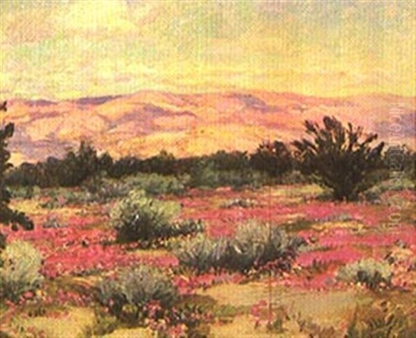 Palm Springs, California Oil Painting by Joseph Henry Sharp