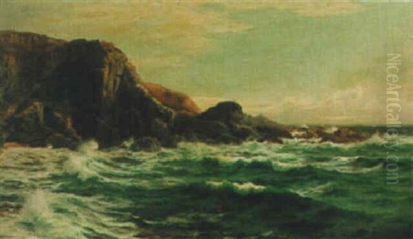 Near Lands End Oil Painting by Walter Shaw