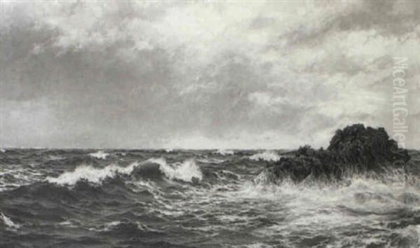 The Tireless Sea Oil Painting by Walter Shaw