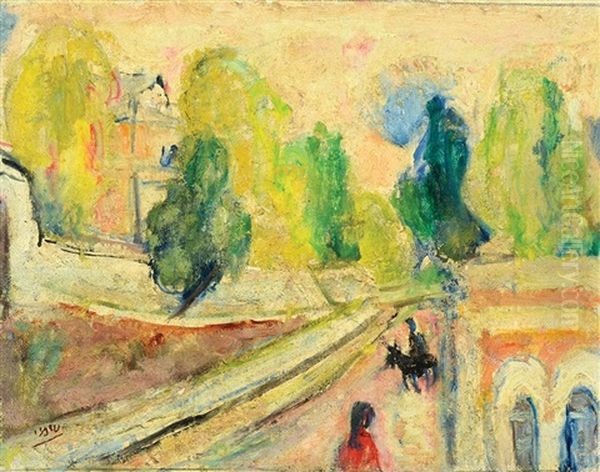 Landscape Oil Painting by Menachem Shemi