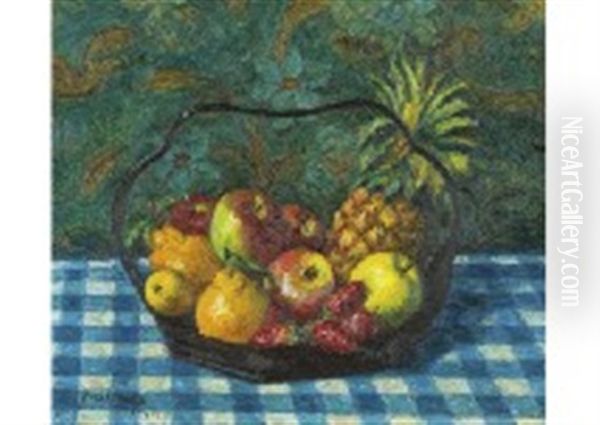 Still Life Oil Painting by Okubo Shibutsu