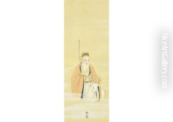 Canopus Oil Painting by  Shimomura Kanzan (Seizaburo)