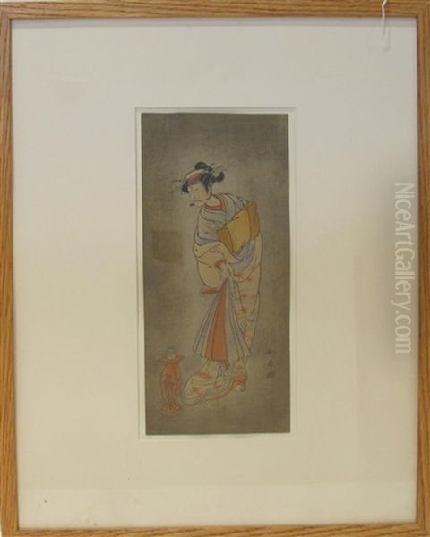 Ichikawa Danjuro V As The Spirit Of Monk Seigen Oil Painting by Katsukawa Shunsho