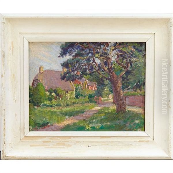 Wick Tea House Oil Painting by Claire Shuttleworth