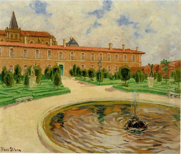 L'eveche A Castres Oil Painting by Paul Sibra