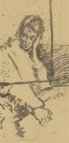 Portrait Of A Woman Oil Painting by Walter Richard Sickert