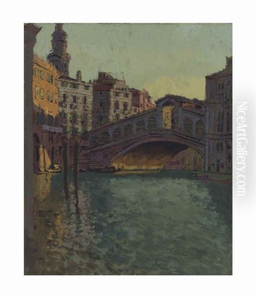 The Rialto Bridge, Venice Oil Painting by Walter Richard Sickert