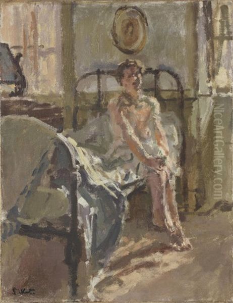 Wellington House Academy: Nude Oil Painting by Walter Richard Sickert