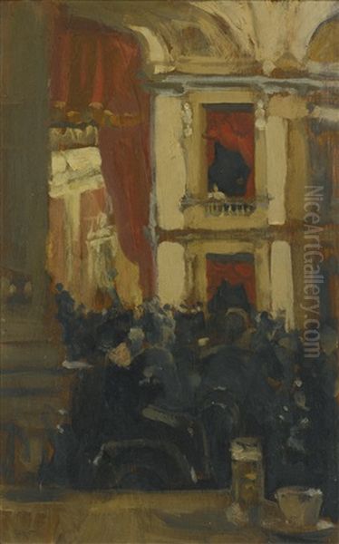 The Kurhuis, Scheveningen Oil Painting by Walter Richard Sickert