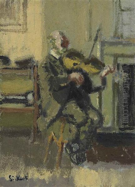 Old Heffel Of Rowton House Oil Painting by Walter Richard Sickert