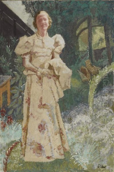 Portrait Of A Lady, Mrs David Margesson Oil Painting by Walter Richard Sickert