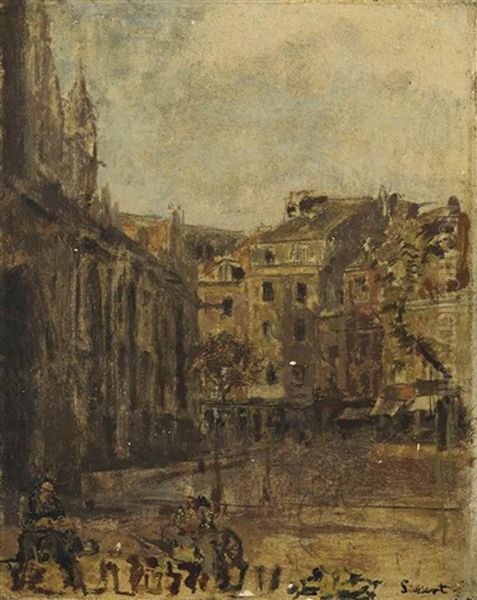 St Jacques, Dieppe Oil Painting by Walter Richard Sickert