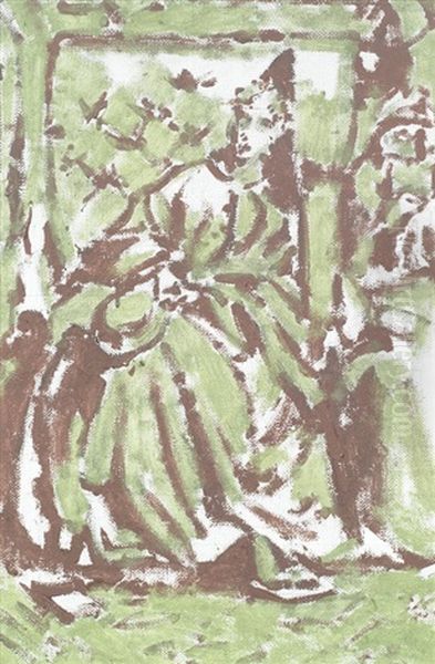 An Echo Oil Painting by Walter Richard Sickert