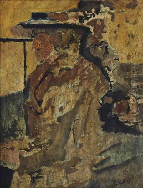 Mother And Daughter: Lou Lou I Love You Oil Painting by Walter Richard Sickert