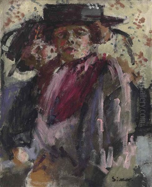 The Flower Girl; Two Women Oil Painting by Walter Richard Sickert