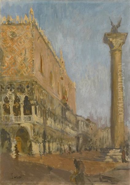Doge's Palace, Venice Oil Painting by Walter Richard Sickert