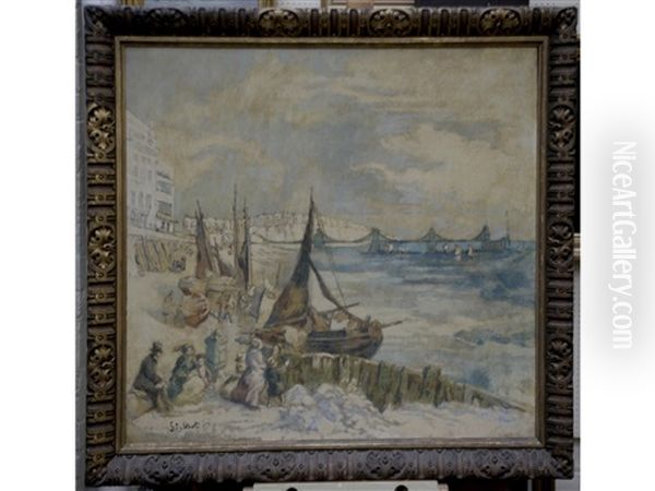 The Chain Pier, Brighton Oil Painting by Walter Richard Sickert