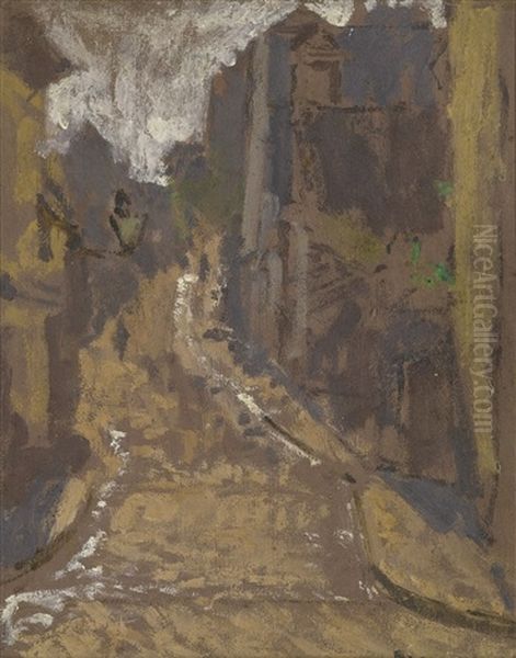 Le Mont De Neuville Oil Painting by Walter Richard Sickert