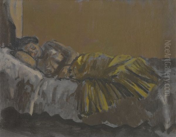 The Yellow Skirt Oil Painting by Walter Richard Sickert