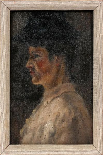 Portrait Study Oil Painting by Walter Richard Sickert