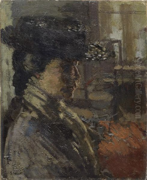 Le Corsage Violet Oil Painting by Walter Richard Sickert