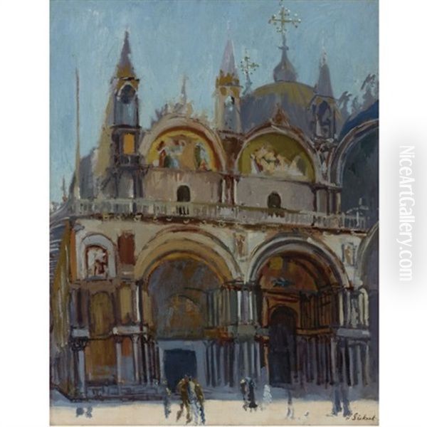 St. Mark's Oil Painting by Walter Richard Sickert