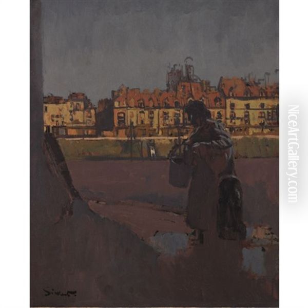 Une Dieppoise Oil Painting by Walter Richard Sickert