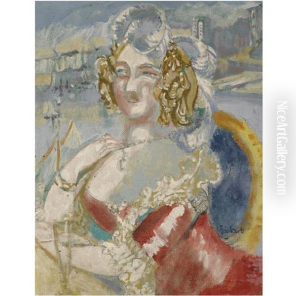 La Favorita (after Kenny Meadows) Oil Painting by Walter Richard Sickert