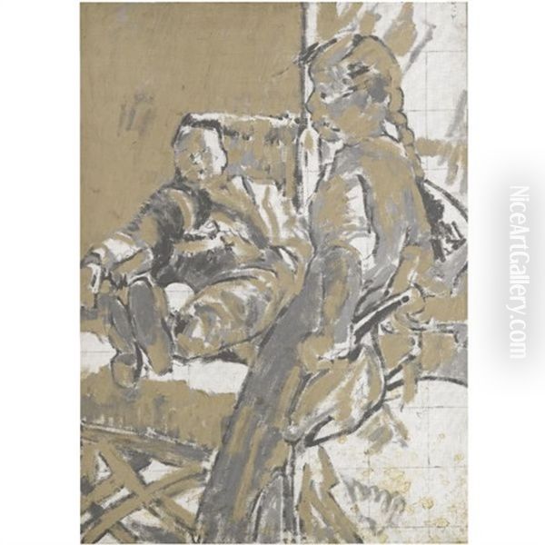 My Awful Dad Oil Painting by Walter Richard Sickert