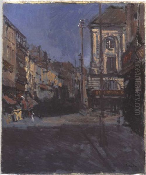 La Grand Rue, Dieppe Oil Painting by Walter Richard Sickert
