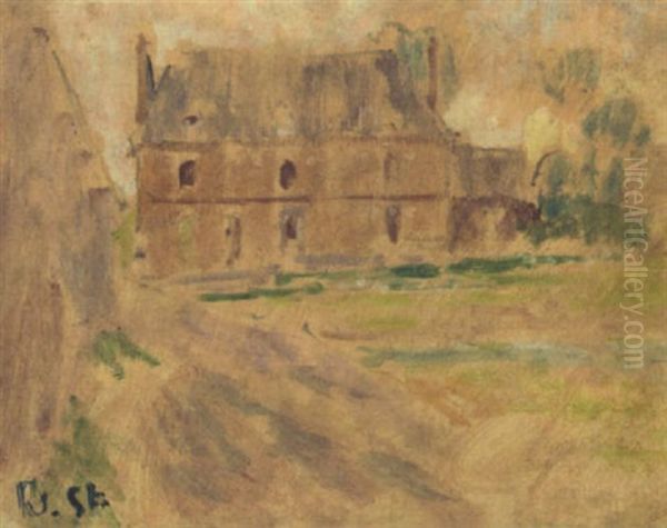 Farmhouse, Dieppe Oil Painting by Walter Richard Sickert