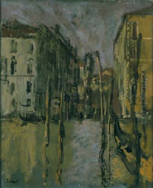 Il Traghetto Oil Painting by Walter Richard Sickert