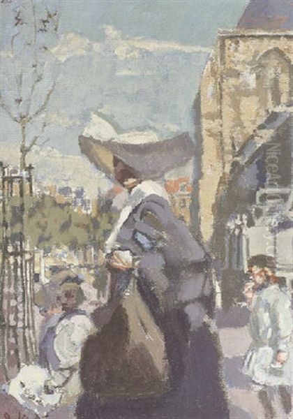 La Bonne Soeur Oil Painting by Walter Richard Sickert