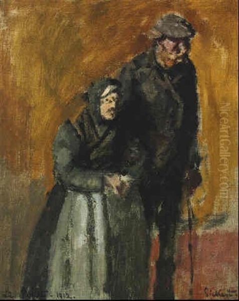 The Old Soldier Oil Painting by Walter Richard Sickert