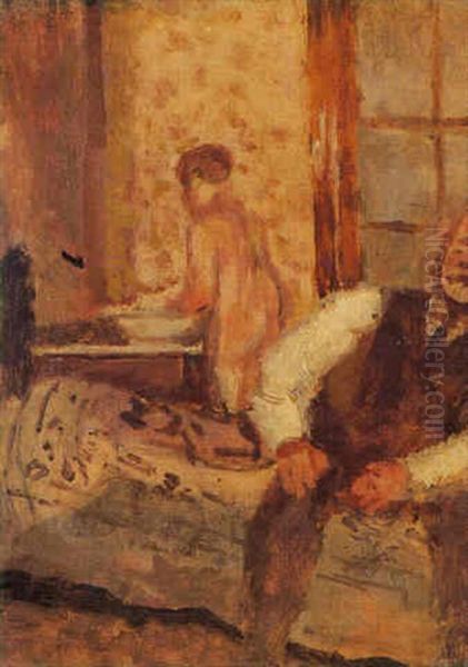 Camden Town Interior Oil Painting by Walter Richard Sickert