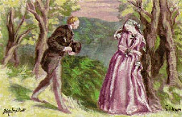 The Proposal Oil Painting by Walter Richard Sickert