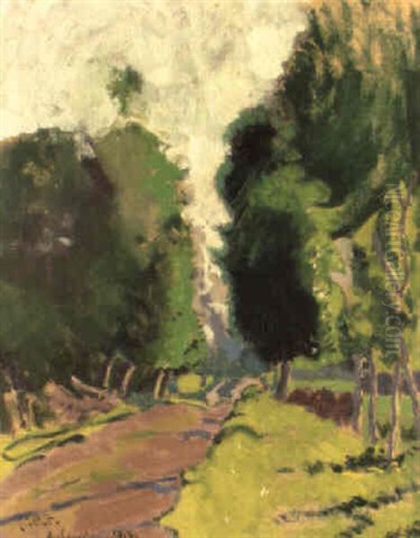 Auberville Oil Painting by Walter Richard Sickert