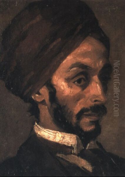 Portrait Of A Gentleman In A Turban Oil Painting by Walter Richard Sickert