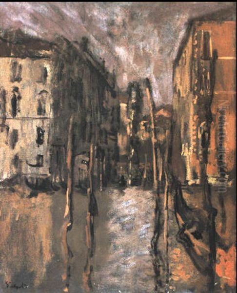 Il Traghetto, Venice Oil Painting by Walter Richard Sickert