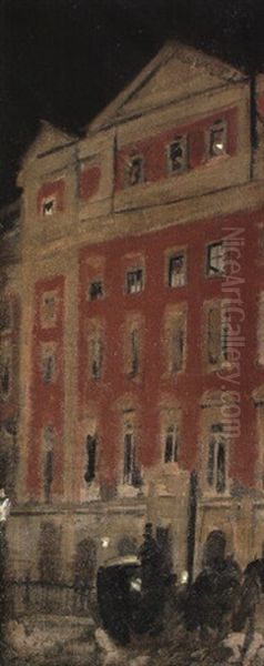 Offices Of The Morning Post Oil Painting by Walter Richard Sickert