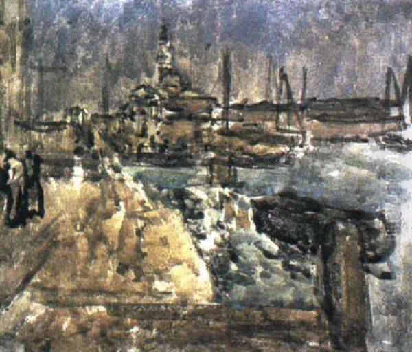 San Giorgio Maggiore, Venice Oil Painting by Walter Richard Sickert
