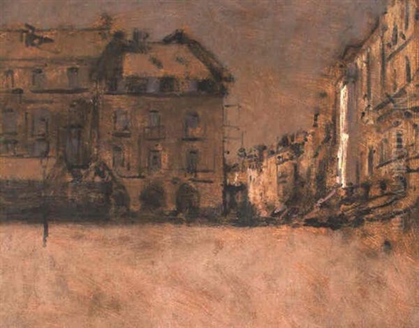La Grande Rue, Dieppe Oil Painting by Walter Richard Sickert