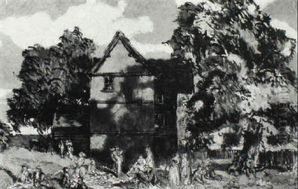 Epping Oil Painting by Walter Richard Sickert